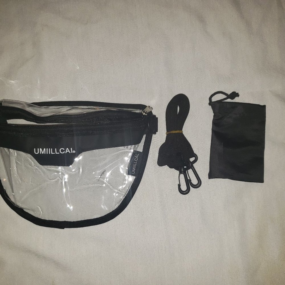 Fanny Pack Men Women Waist Pouch Belt Bag Outdoor Sports Stadium Security Clear